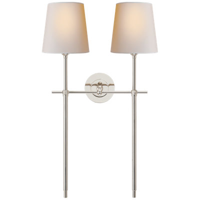 Thomas O'Brien Bryant Large Double Tail Sconce