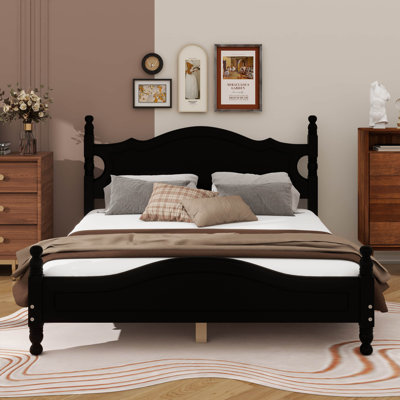 Durable  Wood Platform Bed Frame