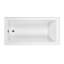 Cameron 2 DoloMatte 60" x 30" Alcove Soaking Solid Surface Bathtub-20626524-20626512