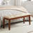 Jerit Faux Leather Upholstored Bench-609585724