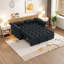 Canapé-lit convertible avec causeuse, canapé-lit ajustable en flanelle avec éponge haute résilience, causeuse moderne multifonctionnelle pour le salon, un appartement-714984517