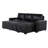 Charcoal-Black Complete Sofabed