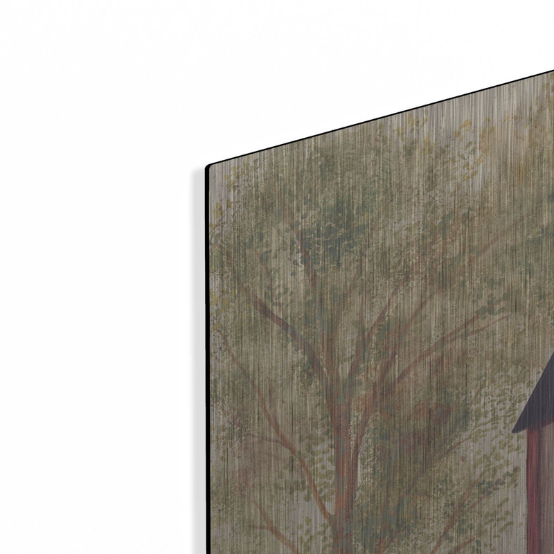 «Folk Art Outhouse I» par Pam Britton, H 36 po x l 36 po