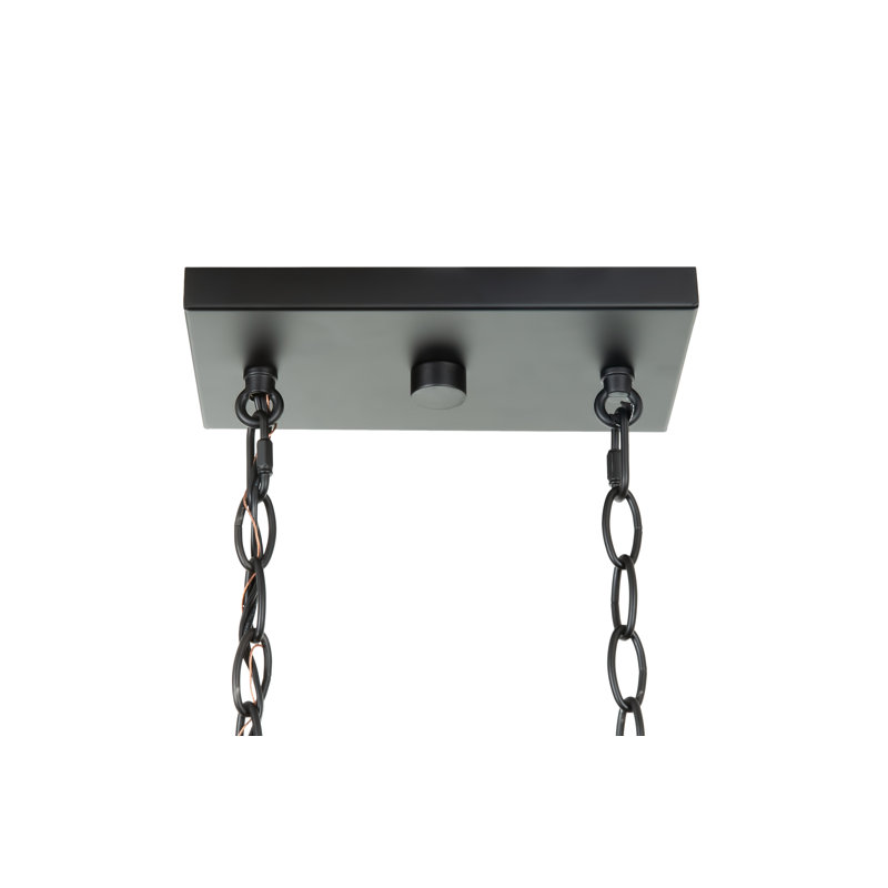 Lustre îlot noir 5 lumières Florentien