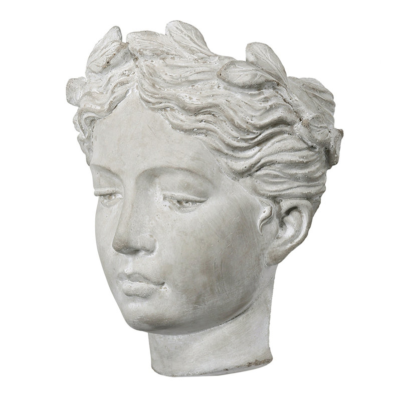 Petit vase mural Visage Cement