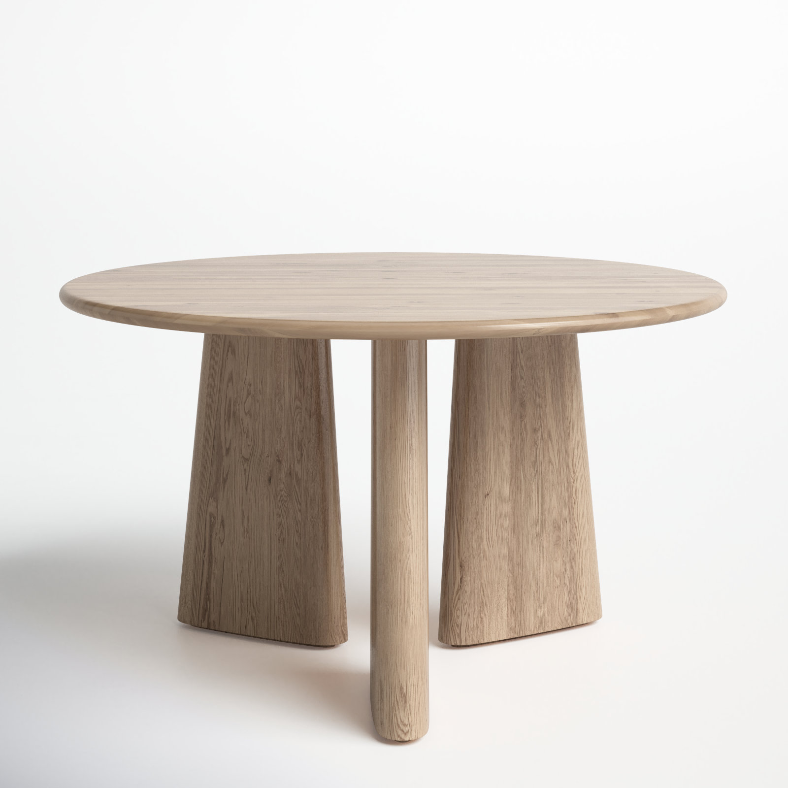 52 round oak table discount