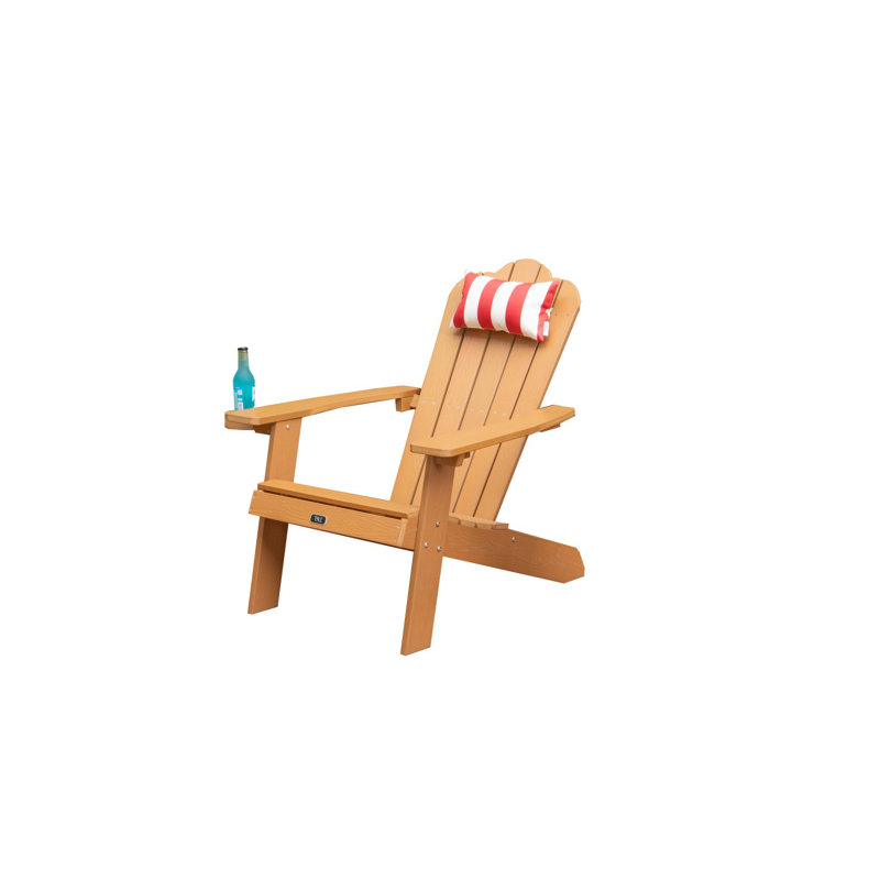 Ena Outdoor Adirondack Chair, Brown