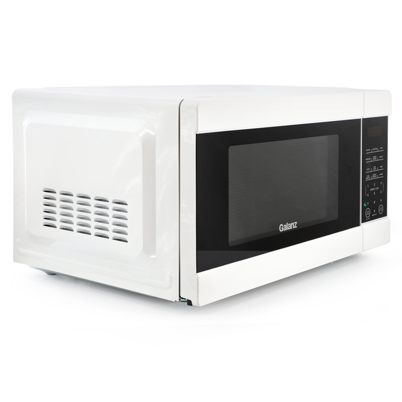 HomeStyle Entertaining 1.1 cu ft 1000W Countertop Microwave Oven in White with Express Cooking