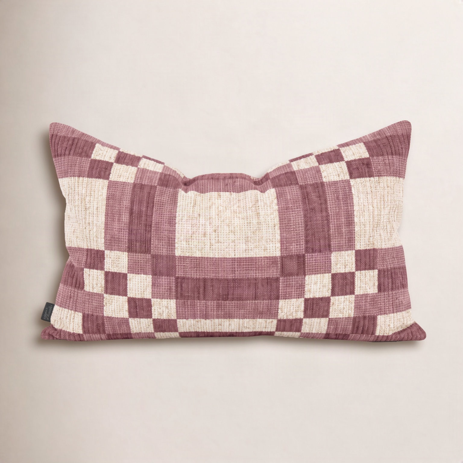 Langdon 24" x 14" Throw Pillow, Rose
