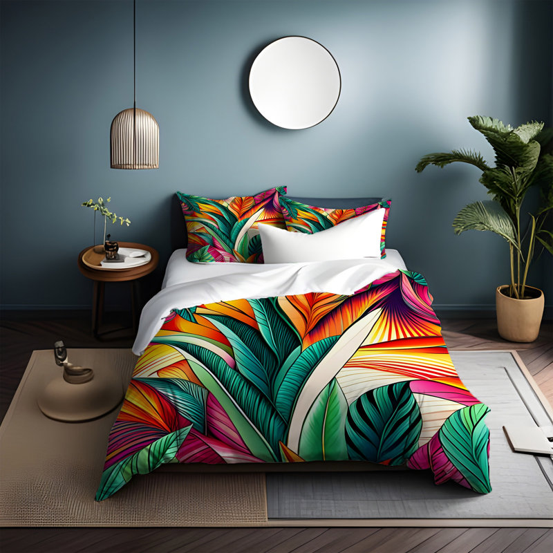 Polyester Duvet Cover, King Duvet Cover + 2 King Shams