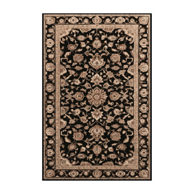 Tapis brun lavable à la machine