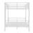 Metal Bunk Bed for Teens and Adults,Space-Saving/Noise Reduced/No Box Spring Needed,White-826278178