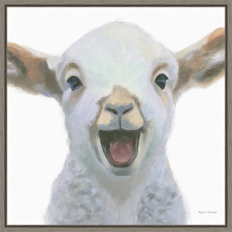 Art sur toile Brynn Farm Friends I, Gris