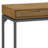 Wilmington Solid Wood Industrial 72 Inch Wide Desk With 30 Inch Wide Bookcase In Medium Saddle Brown (set Of 2)-955084696