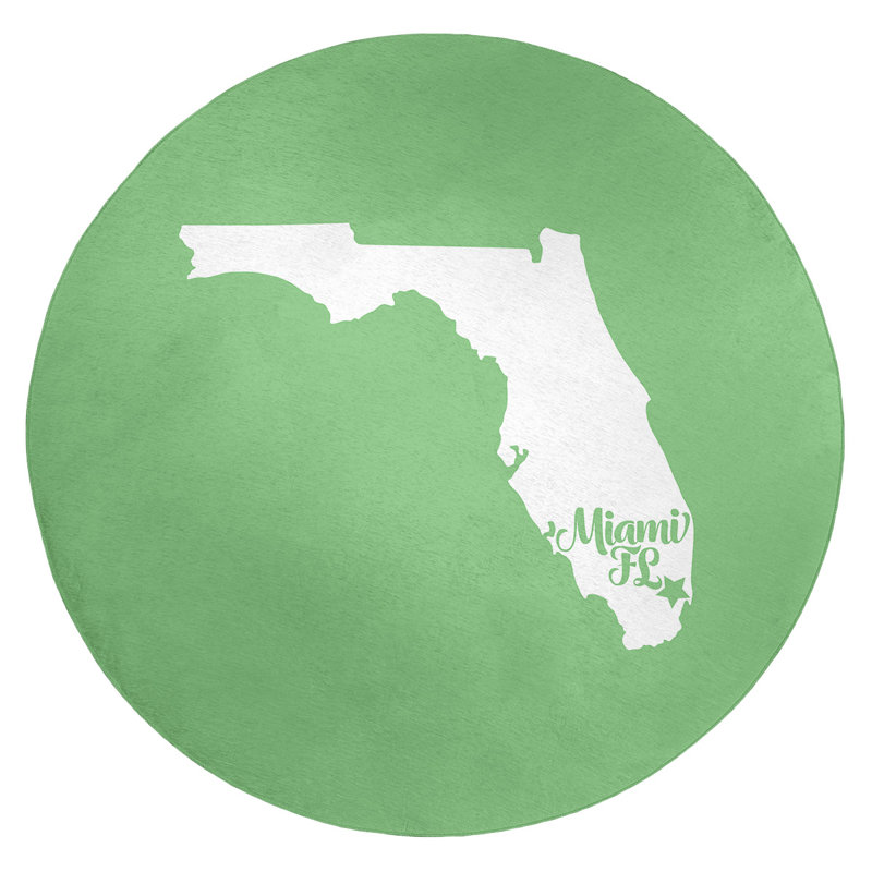 Tapis en poly-chenille miami floride