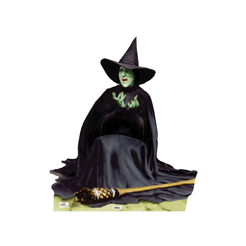 Lifesize Wicked Witch Melting Cardboard Standup