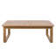 Table de patio d'extérieur en bois