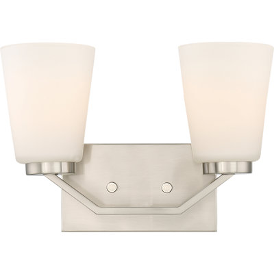 Éclairage pour salle de bain à intensité variable 2 lumières Naccarato