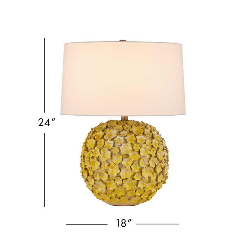Mantilla Table Lamp, Yellow