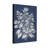 Plants &Flowers Botanical Leaf Pattern On Navy Blue Canvas-1536025548