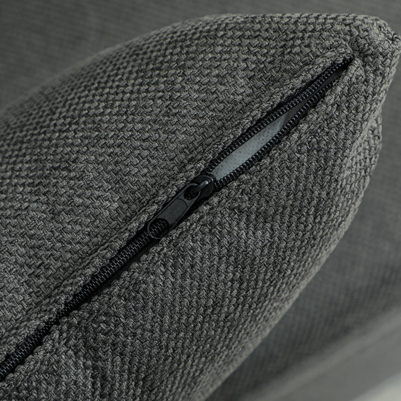 2 Seater Linen Sleeper, Dark Grey