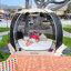 10 pi. L 10 pi. D Pavillon de jardin en fibre de verre
