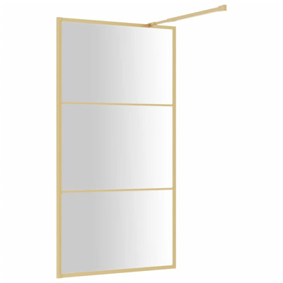 Bendale 195mm H Framed Walk In Glass Screens with Glass