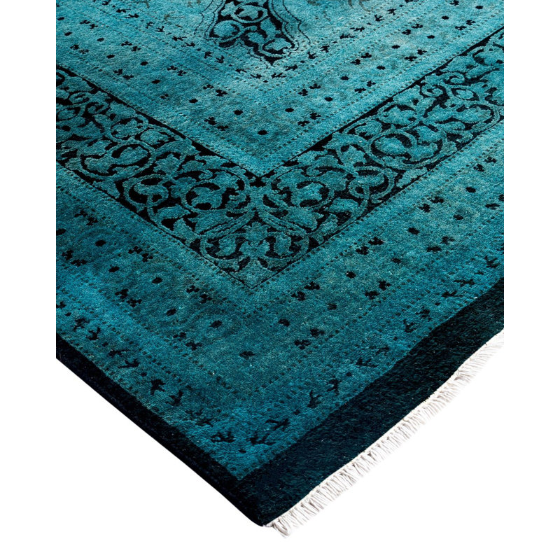 Overyed One-of-a-Kind Rectangle 8'1" X 10'3" Hand Knotted Area Rug