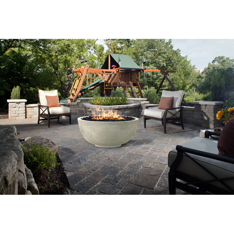Fire bowl 39" Natural gas fired GFRC