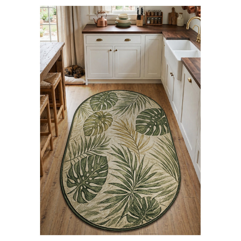 Tapis tissé à la crème Mosso, 3'3" x 4'11"