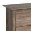 Commode 8 tiroirs Wahhaj, l 59 po, gris flotté