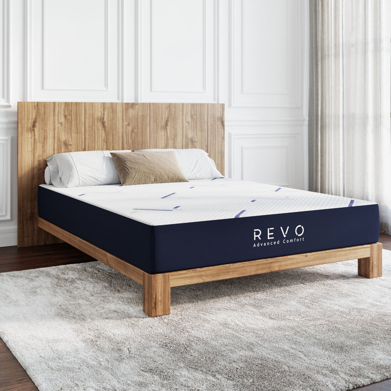 Revo Gel Memory Foam Mattress, California King, 10"