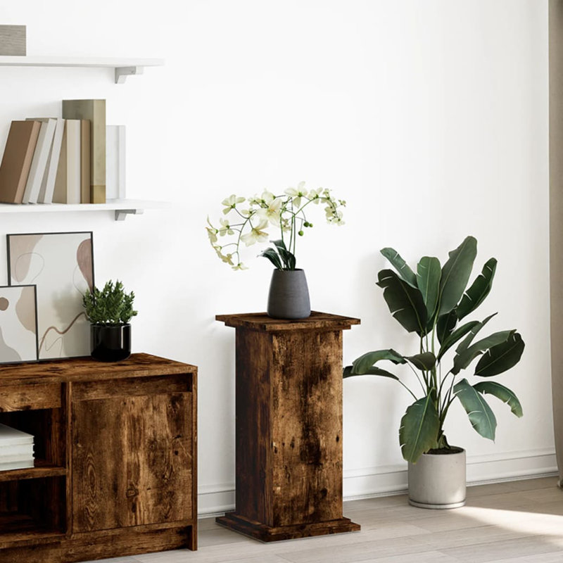 Plant Stand, Smoked oak
