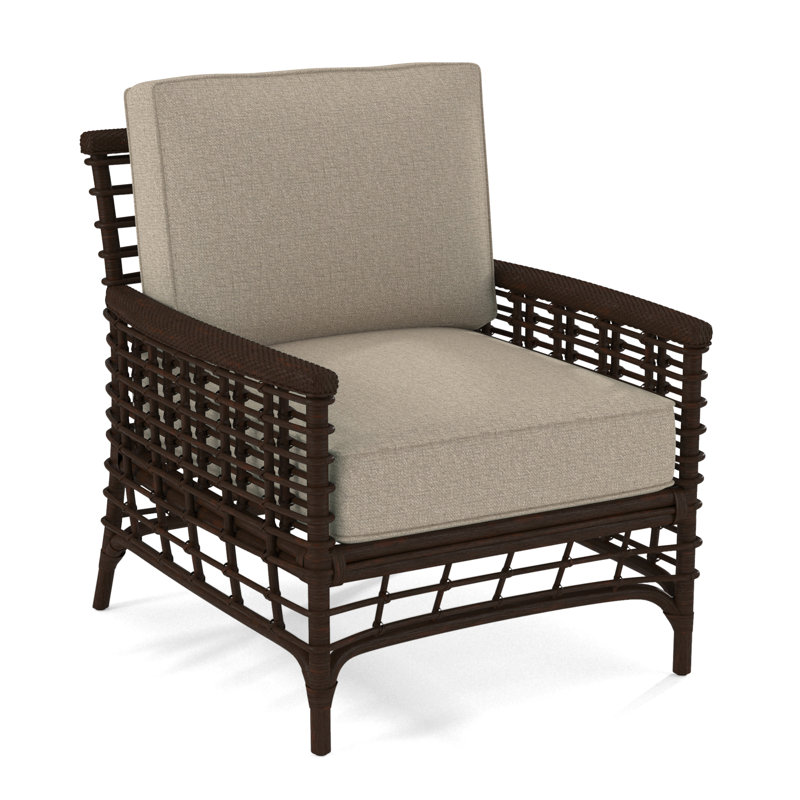 Fauteuil de Luca, Café, Performance Crypton coquille d'œuf; 0884-93