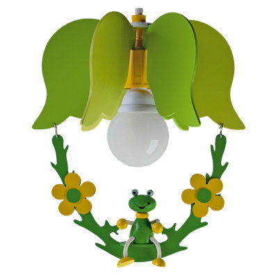 Aleman 1 - Light Green Geometric Pendant