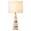 Lycia 28.74" Antique Brass/White Table Lamp