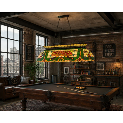 Luminaire pour table de billard Tiffany Cosme