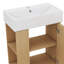 Meuble-lavabo mural 21,6 po avec lavabo et rangement ouvert à gauche-1111216248