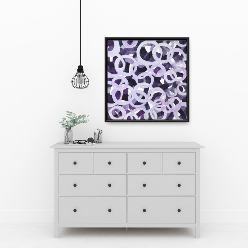" Abstract Purple Circles "