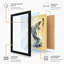 Leaping Carp Japandi 1 Piece Single Picture Frame Wall Art-136636050-136636049