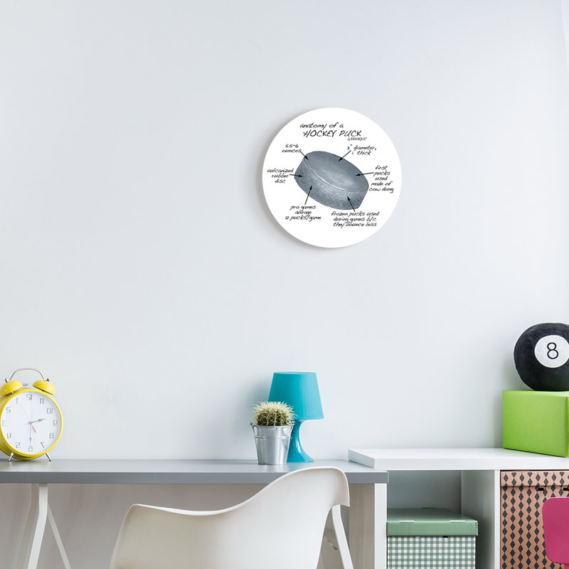 Plaque circulaire d'information informative 12,5 po de diamètre