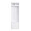 ON-TREND Minimalist Slim Hall Tree With Cabinet & 6 Hanging Hooks