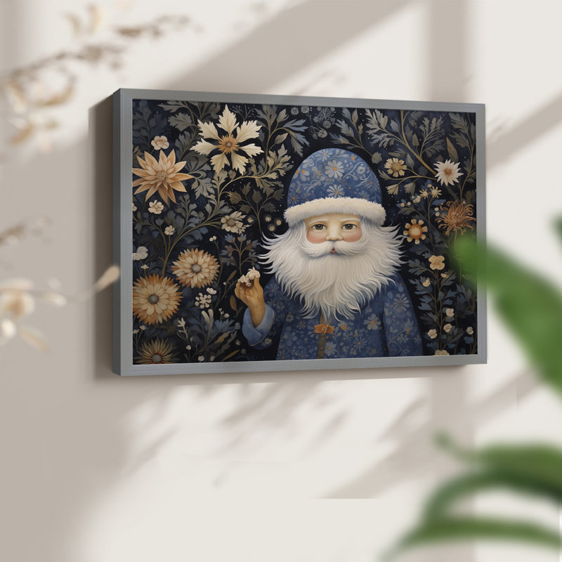 Chirstmas Art-CDV - Reproduction encadrée - Restickable, H 8 po x l 10 po, Gris