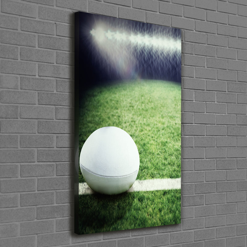 Rugby Ball - Wrapped Canvas Print