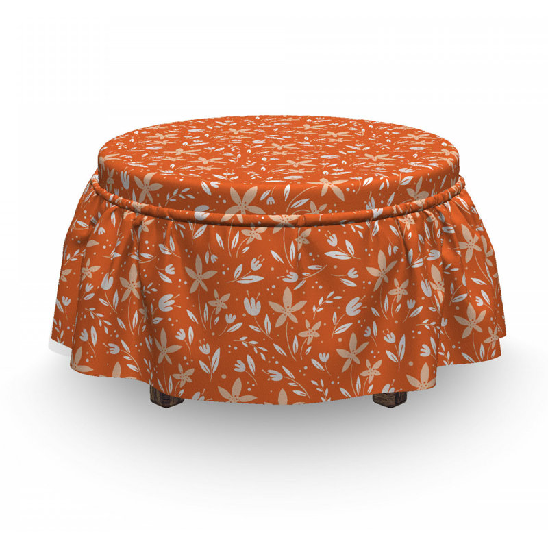 Housse pour repose-pieds elements et points nature
