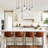 Kayanne 7 - Light Glass Shades Kitchen Island Geometric Pendant-69849914