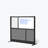 Harmony Workflow Modular Wall with Frame - 53" x 48" Starter Wall with Whiteboard-98977752