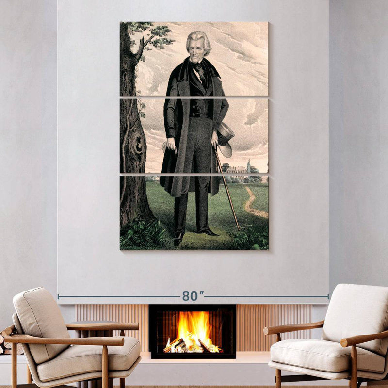 Leisha President Andrew Jackson, 74" H x 48" W
