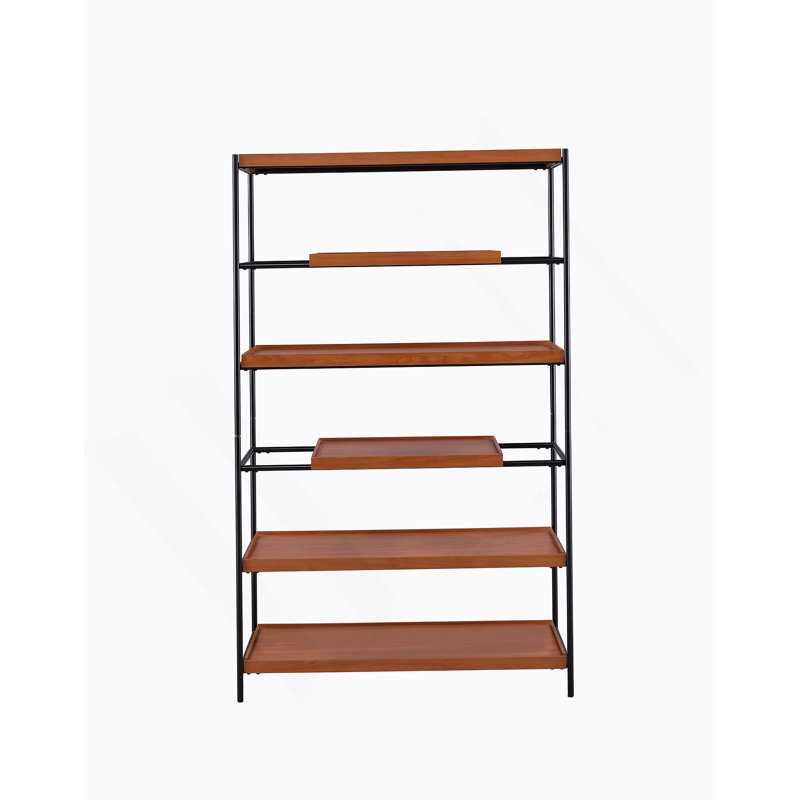 Rectangular Metal Frame Bookshelf