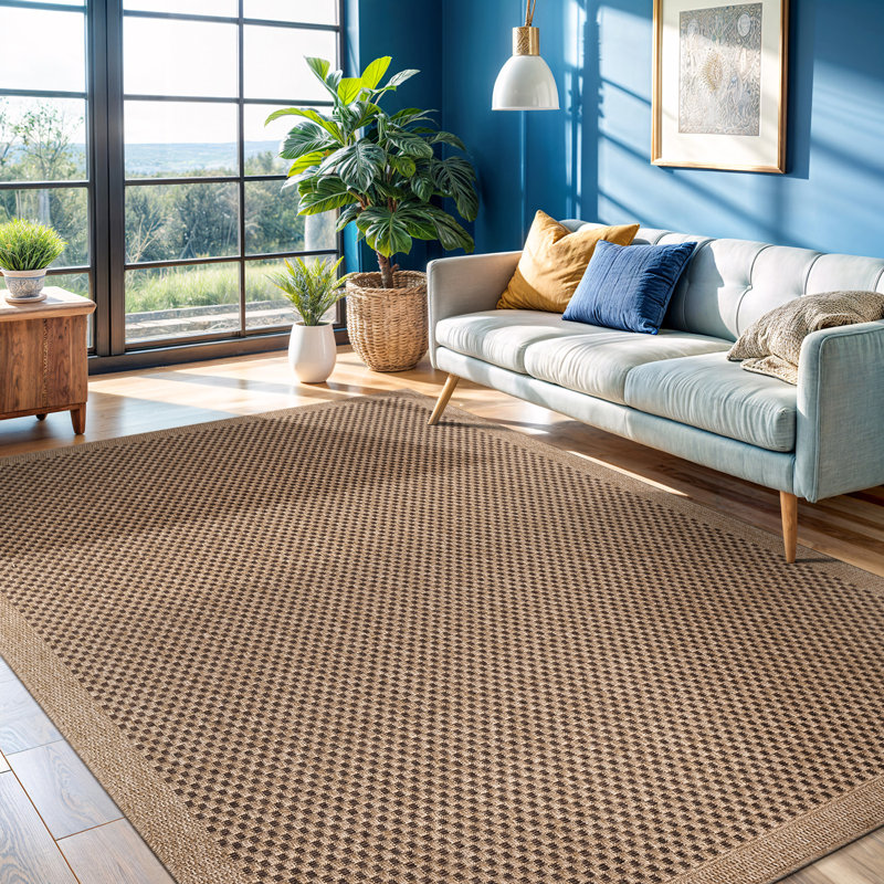 Easy Jute Indoor Area Rug, Rectangle 6' x 9'